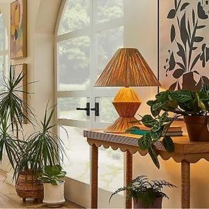 New Opalhouse Jungalow Raffia Table Lamp Boho